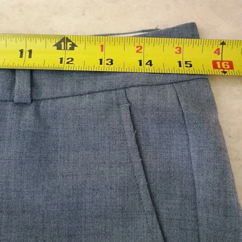 Banana Republic Ryan Dress Pants Womens Size 10P Grayish Blue 31x27 Career - Picture 6 of 9